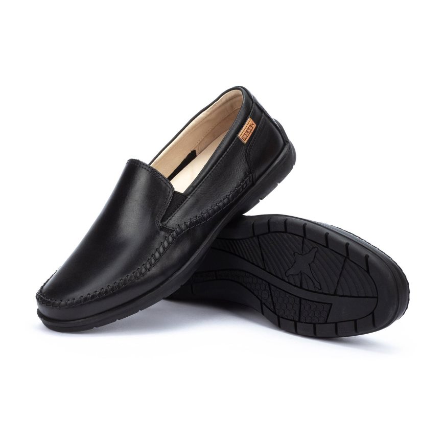 Men's Pikolinos MARBELLA Moccasins Black | NZ H1209A5